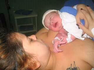 parto normal e bebê grande