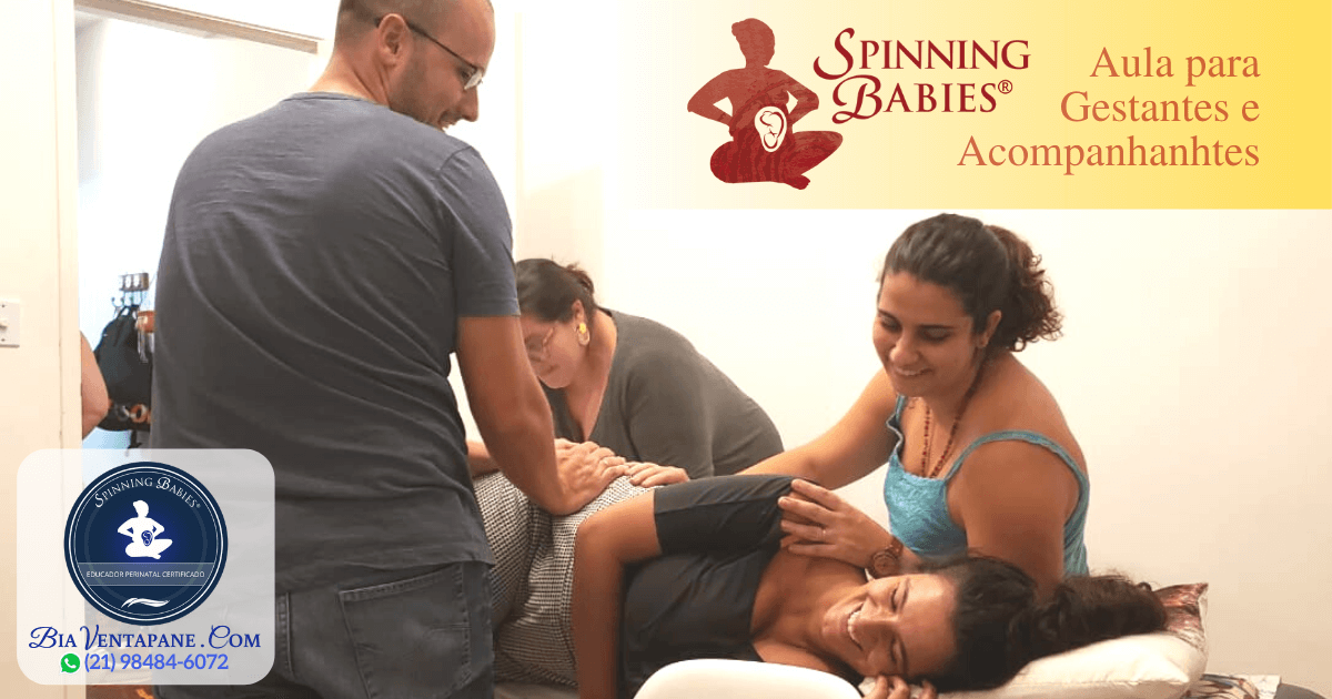 Aula Spinning Babies® para Gestantes - Conforto na gestação e um parto mais fácil!